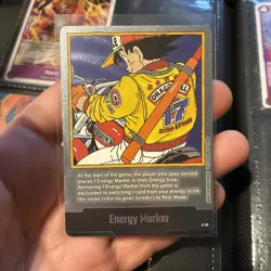 Son Goku E-52 Silver Energy Marker Dragon Ball Manga Booster Card Fusion World - Image 1