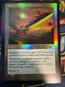 MTG - Sword of Feast and Famine - Judge Promo Foil - Image 1