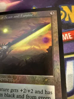MTG - Sword of Feast and Famine - Judge Promo Foil - Image 2