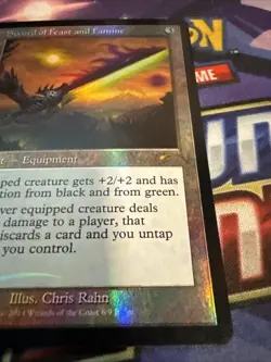 MTG - Sword of Feast and Famine - Judge Promo Foil - Image 3
