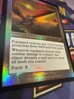 MTG - Sword of Feast and Famine - Judge Promo Foil - Image 4