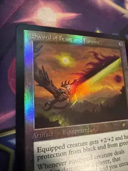 MTG - Sword of Feast and Famine - Judge Promo Foil - Image 5