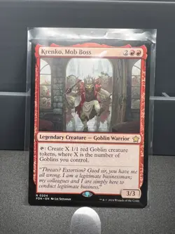 MTG Magic the Gathering Budget Commander EDH Krenko, Mob Boss (Goblin Tribal) - Image 1