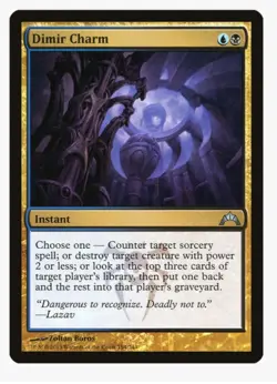 Dimir Charm | MTG GTC | EDH Commander Counterspell Removal Modal | LP - Image 1