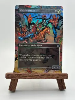 Web-Warriors (Borderless) Foil Uncommon - SPM 203 MTG Magic The Gathering - Image 1