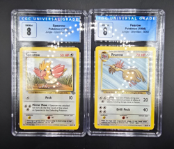 Pokemon Fearow & Spearow 1999 Jungle 36/64 CGC 8 - Image 1