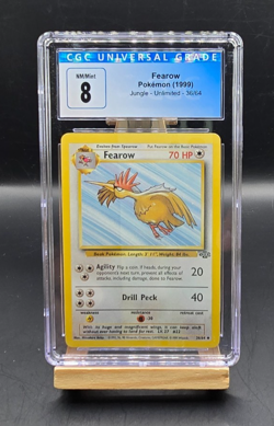 Pokemon Fearow & Spearow 1999 Jungle 36/64 CGC 8 - Image 2