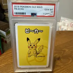 PSA10 2019 Pokemon Old Maid Pikachu Card Gem MT - Image 3