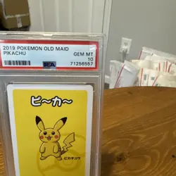 PSA10 2019 Pokemon Old Maid Pikachu Card Gem MT - Image 5