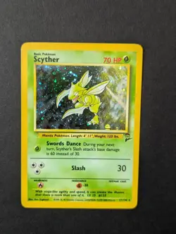 Scyther 017/130 Base Set 2 Holo Vintage Pokemon TCG Card - Image 1