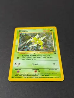 Scyther 017/130 Base Set 2 Holo Vintage Pokemon TCG Card - Image 3