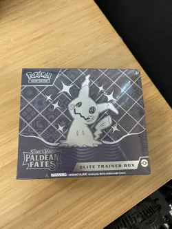 Nintendo Pokemon TCG Scarlet & Violet Paldean Fates Elite Trainer Box - 9 Packs 820650856181 - Image 1