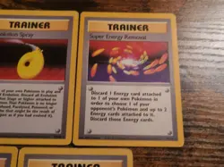 Pokemon Base Set Rare Trainer Lot Computer Search Item Finder Lass HP MP 5 Cards - Image 5
