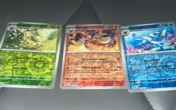 Pokemon Leafeon Flareon Vaporeon Prismatic Evolutions Reverse Holo Rare bundle - Image 2