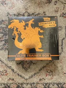 Pokemon TCG: Champion’s Path Elite Trainer Box Featuring Charizard 820650805455 - Image 1
