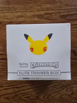 Pokemon TCG: 25th Anniversary Celebrations Elite Trainer Box (2021) 820650809439 - Image 1