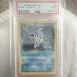 Pokemon Dark Blastoise Team Rocket Holo 3/82 PSA 9 2000 Unlimited English - Image 1