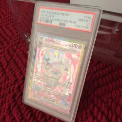 PSA 10 Sylveon ex 156 SIR Prismatic Evolutions Special Illustration Rare Pokemon - Image 4