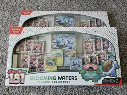 Pokemon Scarlet Violet 151 Blooming Waters Premium Collection Box, Sealed 2 Pack - Image 1