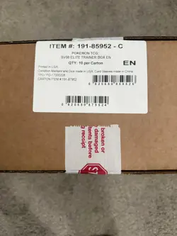 Pokemon SV08 SV Surging Sparks Elite Trainer Box New Sealed Case ETB (10) - Image 1