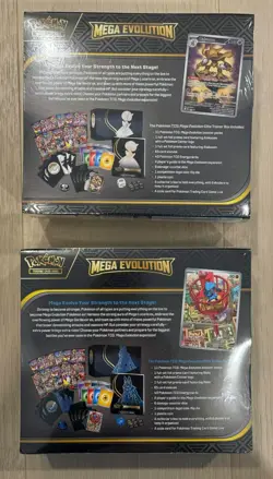 Pokemon Mega Evolution Pokemon Center Elite Trainer Box ETB Set of 2 SEE PICS - Image 2