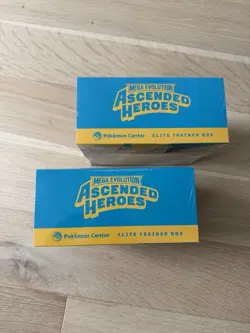 2x Ascended Heroes Pokemon Center ETBs SEALED In Hand MINTY - Image 3