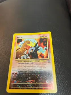 Pokemon Entei 34/53 Wotc Promo Reverse Holo NEAR MINT Vintage - Image 3