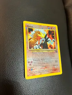 Pokemon Entei 34/53 Wotc Promo Reverse Holo NEAR MINT Vintage - Image 5