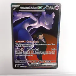 Team Rocket’s Mewtwo ex 281/217 SIR Secret Ascended Heroes Pokemon IN HAND NM - Image 2