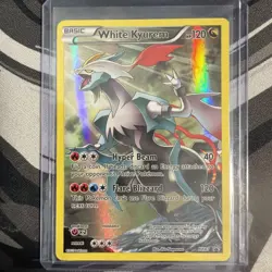 Pokemon TCG White Kyurem XY81 Full Art XY Promo Rare Ungraded Lightly Played - Image 1