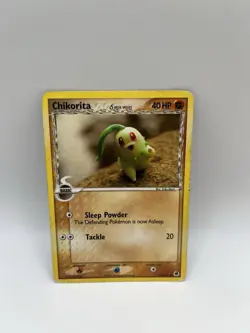 Chikorita (Delta Species) 44/101 Dragon Frontiers Non Holo Pokemon TCG - Image 1