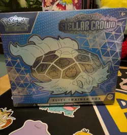 Pokemon TCG Steller Crown Elite Trainer Box ETB Factory Sealed - Image 1