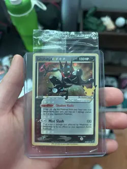 SEALED Greninja Gold Star Celebrations Promo SWSH144 - Pokemon 2021 ✨ Brand New - Image 1