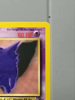 Gengar 20/62 Pokemon Fossil Unlimited Non-Holo Rare Lightly Played (LP) 1999 - Image 3