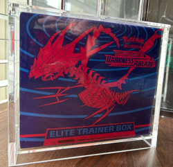 Pokemon Sword & Shield Darkness Ablaze Elite Trainer Box ETB Sealed with Acrylic - Image 1