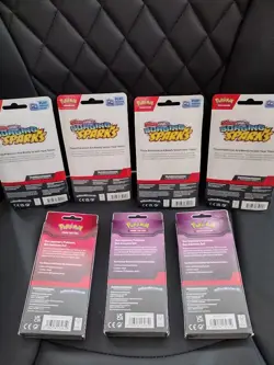 7 LOT~ Pokemon Knockout Collection Kyogre Suicune + surging sparks blister packs - Image 2