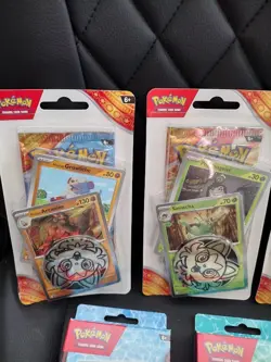 7 LOT~ Pokemon Knockout Collection Kyogre Suicune + surging sparks blister packs - Image 5