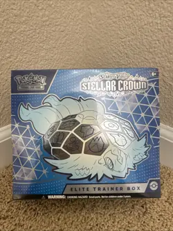 Pokemon Stellar Crown Elite Trainer Box (ETB) New Sealed (Small Tear) - Image 1