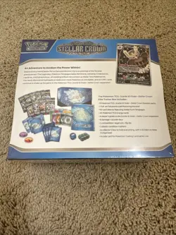 Pokemon Stellar Crown Elite Trainer Box (ETB) New Sealed (Small Tear) - Image 5
