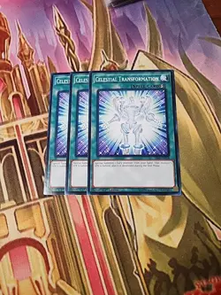 3X Celestial Transformation - SR05-EN028 Common - 1st Ed NM Yugioh - Image 1