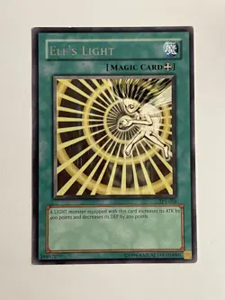 Vintage YuGiOh Rare - Elf’s Light TP1-006 Tournament Pack - Image 1