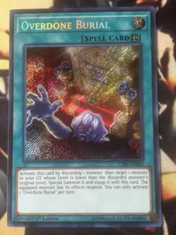 Yugioh: Overdone Burial - CIBR-EN063 - Secret Rare - 1st Edition - NM - Image 1