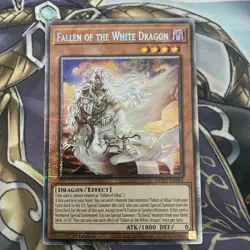 Fallen of the White Dragon Starlight Rare 1st Edition BPRO-EN024 Yu-Gi-Oh! - Image 1