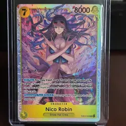 Bandai One Piece CCG Nico Robin EB03-055 SR Holo Heroines Edition 8000 Power - Image 1