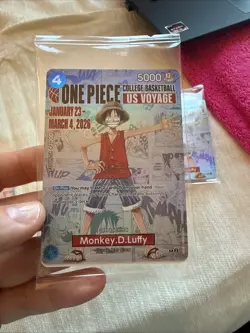 Monkey.D.Luffy (055) (College Basketball US Voyage) P-055 One Piece Promotion... - Image 3