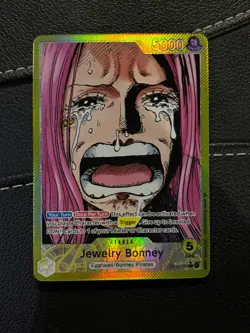 One Piece Tcg Jewelry Bonney OP13-100 Alt Art Leader English - Image 1