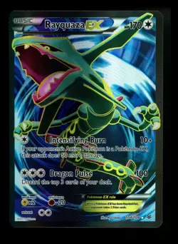 Rayquaza EX 104/108 XY Roaring Skies 2015 Full Art Holo Rare Pokemon Card TCG - Image 1