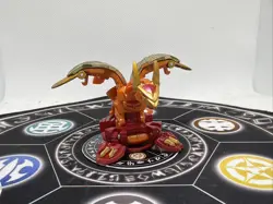 Bakugan BakuTech Pyrus G-Ganorada & Card Japan Import MG Rare - Image 1