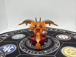Bakugan BakuTech Pyrus G-Ganorada & Card Japan Import MG Rare - Image 3
