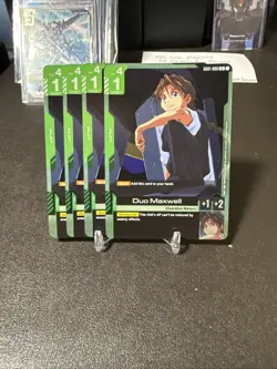 Gundam Card Game Duo Maxwell GD01-090 - Newtype Rising Rare FOIL NM Playset 4X - Image 1